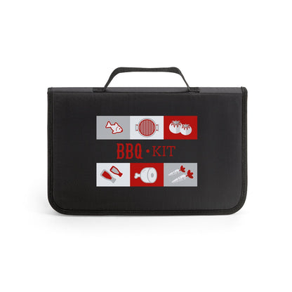 FLARE promotional picnic item in black with custom logo branding