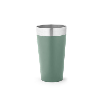 GRACE promotional travel cup in army green with custom logo branding