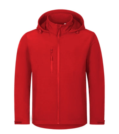 MALFINI TRAIL Men's softshell jacket in red - promotional clothing printed with your company logo