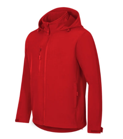 MALFINI TRAIL Men's softshell jacket in red - promotional clothing printed with your company logo