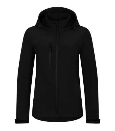 MALFINI TRAIL Women's softshell jacket in black - promotional clothing printed with your company logo