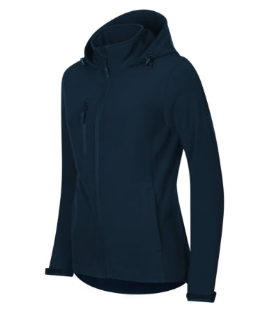 MALFINI TRAIL Women's softshell jacket in navy blue - promotional clothing printed with your company logo