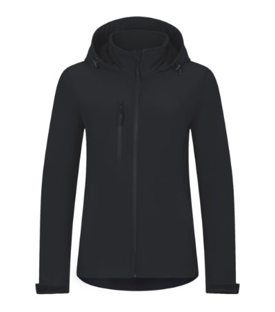 MALFINI TRAIL Women's softshell jacket in ebony gray - promotional clothing printed with your company logo