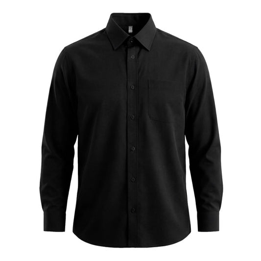ROLY WRK AIFOS L/S Men's shirt in black - promotional clothing printed with your company logo