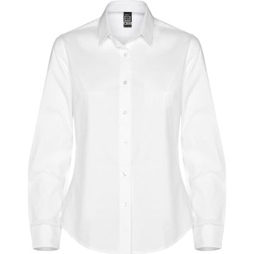 ROLY WRK MOSCU WOMAN Women's shirt in white - promotional clothing printed with your company logo