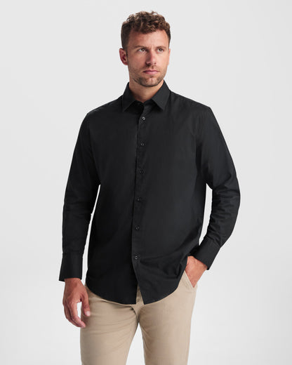ROLY WRK MOSCU Men's shirt in white - promotional clothing printed with your company logo