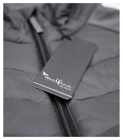 MALFINI Premium CROSS Women's hybrid vest in navy blue - promotional clothing printed with your company logo