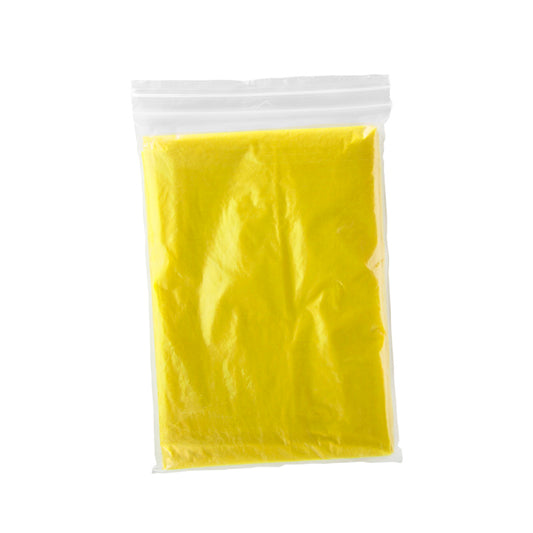Stamina SHAKA Low-density polyethylene (LDPE) rain poncho in yellow - promotional merchandise printed with your company logo