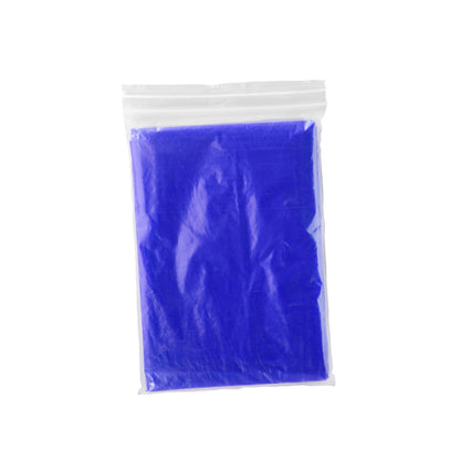 Stamina SHAKA Low-density polyethylene (LDPE) rain poncho in royal blue - promotional merchandise printed with your company