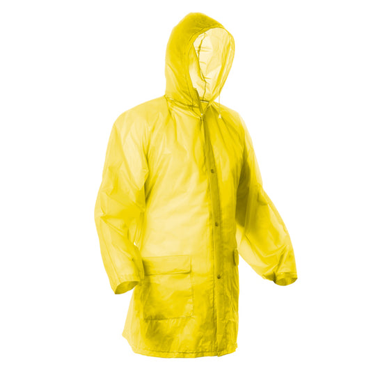 Stamina BAIKAL Waterproof raincoat with heat-sealed edges in yellow - promotional merchandise printed with your company logo