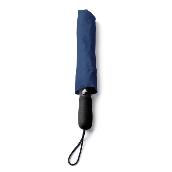 Stamina MIYAGI 190T pongee fabric umbrella in navy blue - promotional merchandise printed with your company logo