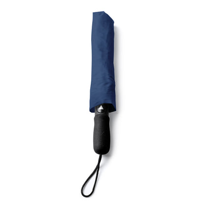 Stamina MIYAGI 190T pongee fabric umbrella in navy blue - promotional merchandise printed with your company logo