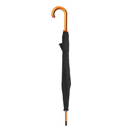 Stamina LYSE 190T polyester umbrella in black - promotional merchandise printed with your company logo