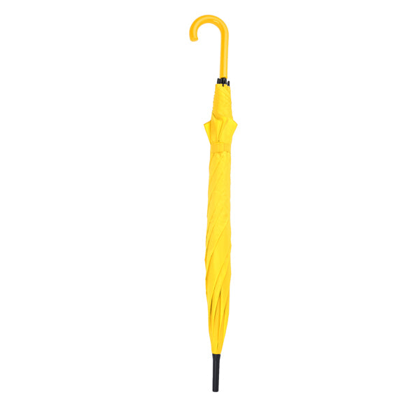 Stamina MILFORD 190T polyester umbrella in yellow - promotional merchandise printed with your company logo
