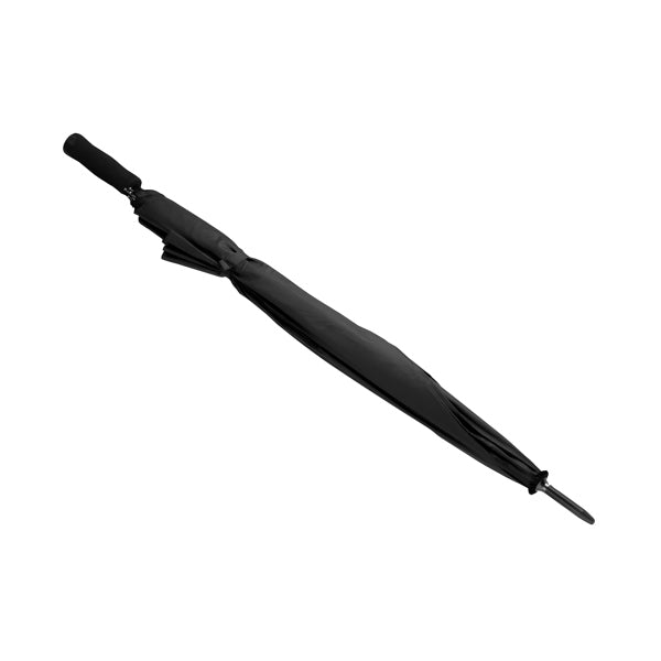 Stamina HARUL 190T polyester umbrella in black - promotional merchandise printed with your company logo