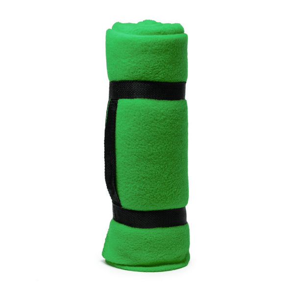 Stamina DANERIS Polyester blanket in fern green - promotional merchandise printed with your company logo