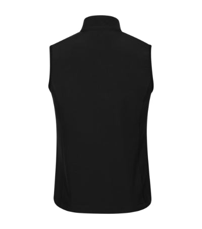 MALFINI TRAIL Men's softshell vest in black - promotional clothing printed with your company logo