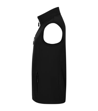 MALFINI TRAIL Men's softshell vest in black - promotional clothing printed with your company logo