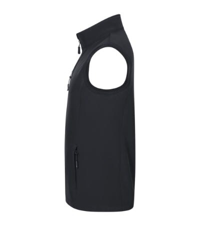 MALFINI TRAIL Men's softshell vest in ebony gray - promotional clothing printed with your company logo