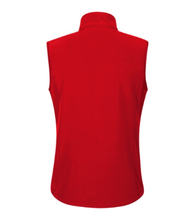 MALFINI TRAIL Women's softshell vest in red - promotional clothing printed with your company logo