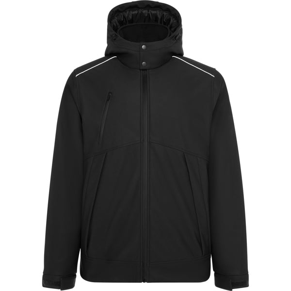ROLY EMIN Unisex parka in black - promotional clothing printed with your company logo