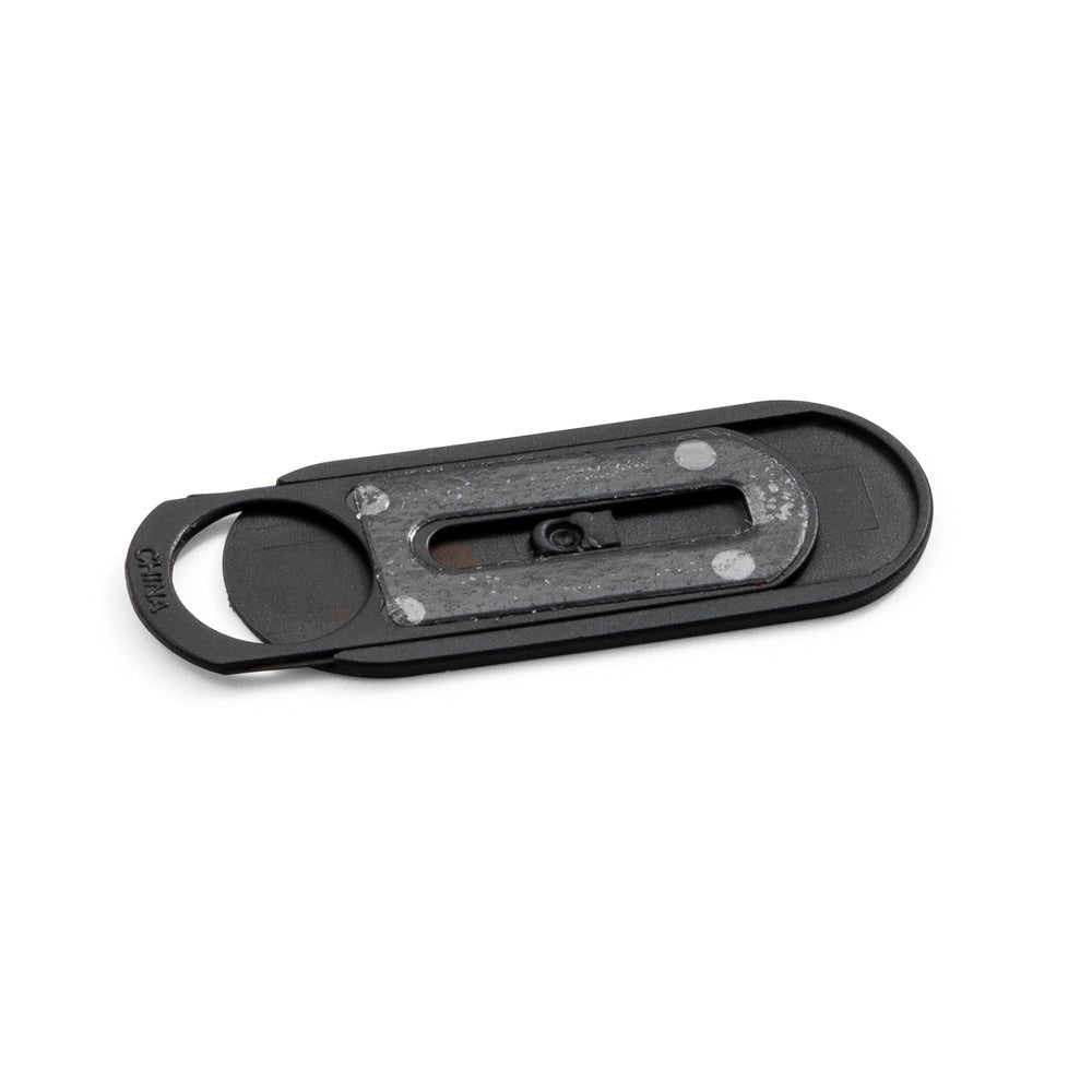 HIDE promotional tech gadget in black (detail view) with custom logo branding