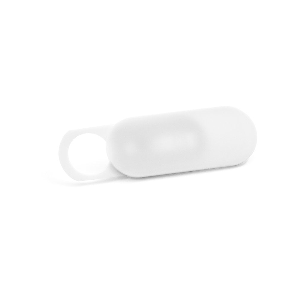 HIDE promotional tech gadget in white (detail view) with custom logo branding