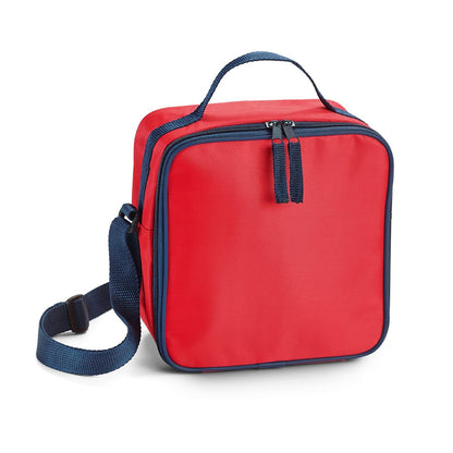 TURTLE promotional cooler bag in red with custom logo branding