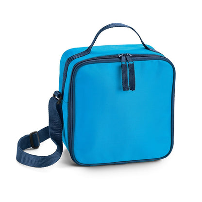 TURTLE promotional cooler bag in light blue with custom logo branding