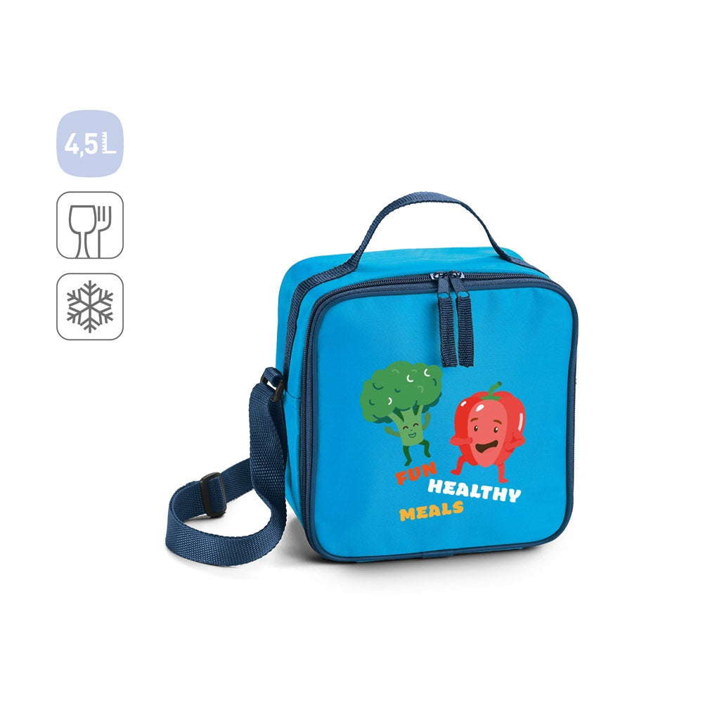 TURTLE promotional cooler bag (complete set view) with custom logo branding