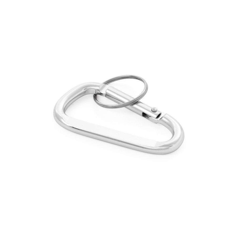 MATTHEW promotional event giveaway in silver (detail view) with custom logo branding