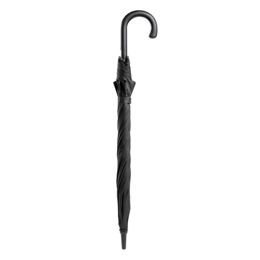 Stamina OSAKA Polyester umbrella in black - promotional merchandise printed with your company logo