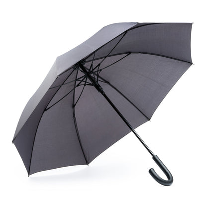 Stamina OSAKA Polyester umbrella in black - promotional merchandise printed with your company logo