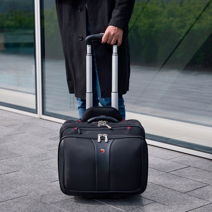 Wenger Patriot 2-Piece Business Set with Comp-U-Roller and Matching 15.6'' Laptop Case