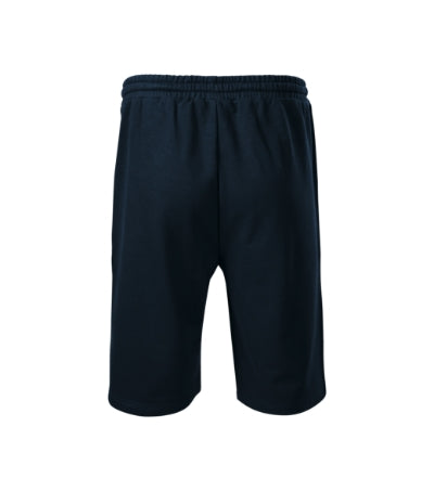 MALFINI COMFY Men's shorts in navy blue - promotional clothing printed with your company logo