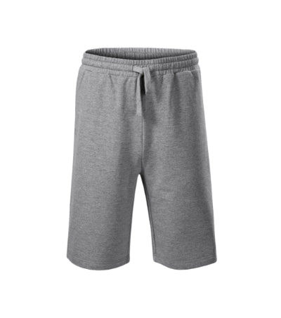 MALFINI COMFY Men's shorts in dark gray melange - promotional clothing printed with your company logo