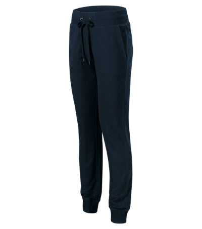 MALFINI REST Men's sweatpants in navy blue - promotional clothing printed with your company logo