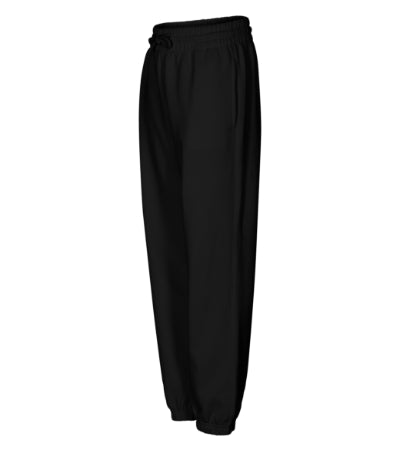 MALFINI MEADOW Kids' sweatpants in black - promotional clothing printed with your company logo