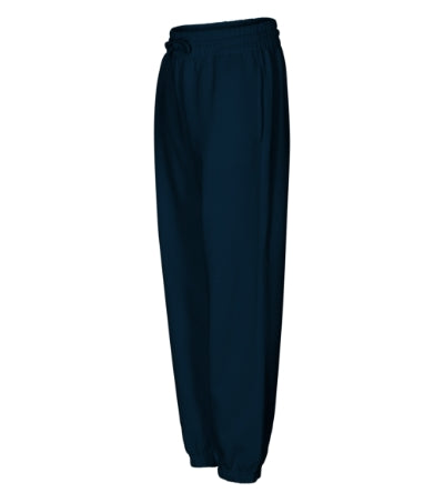MALFINI MEADOW Kids' sweatpants in navy blue - promotional clothing printed with your company logo