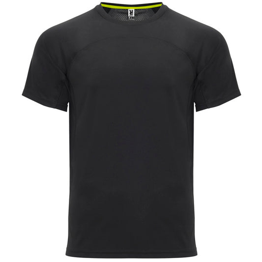 ROLY MONACO Unisex T-shirt in black - promotional clothing printed with your company logo
