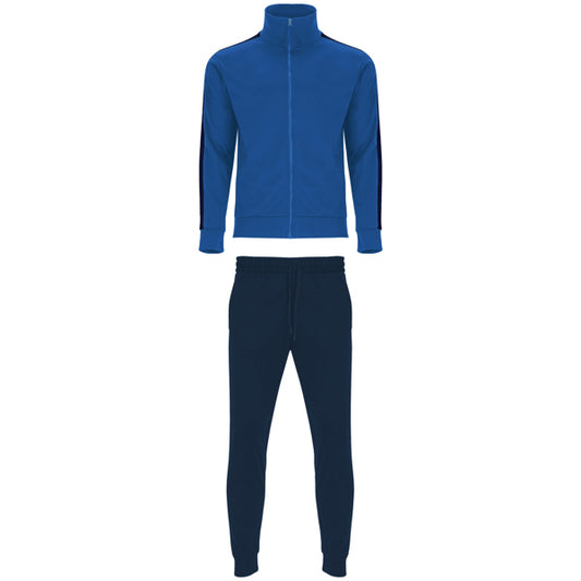 ROLY CRETA Men's tracksuit in royal blue/navy blue - promotional clothing printed with your company logo