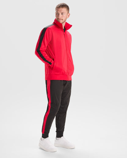 ROLY CRETA Men's tracksuit in black - promotional clothing printed with your company logo