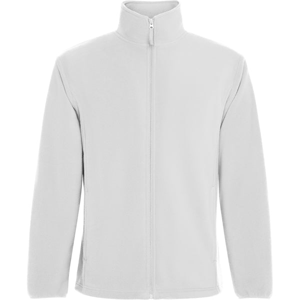 ROLY NEW ARTIC Men's fleece jacket in white - promotional clothing printed with your company logo