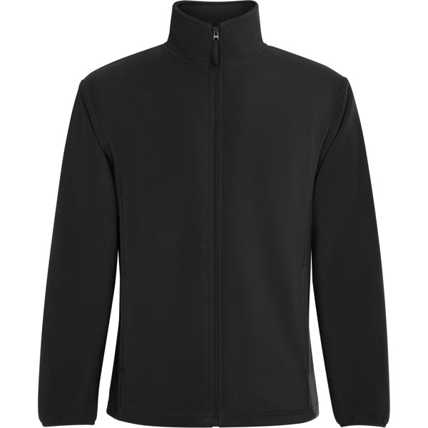 ROLY NEW ARTIC Men's fleece jacket in black - promotional clothing printed with your company logo