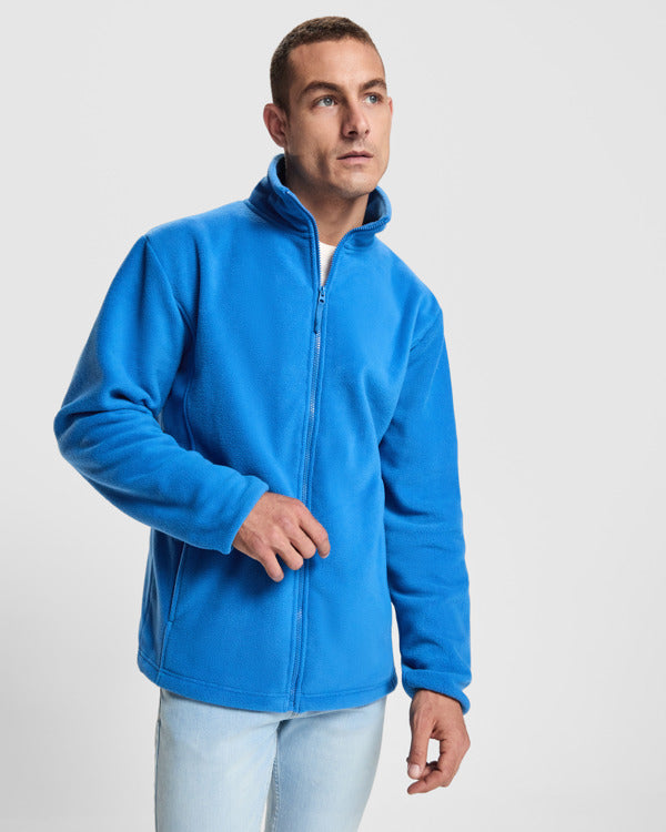 ROLY NEW ARTIC Men's fleece jacket in white - promotional clothing printed with your company logo