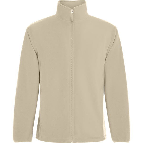 ROLY NEW ARTIC Men's fleece jacket in sand - promotional clothing printed with your company logo