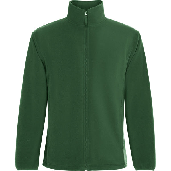 ROLY NEW ARTIC Men's fleece jacket in bottle green - promotional clothing printed with your company logo
