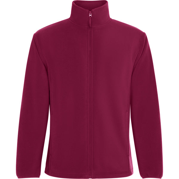 ROLY NEW ARTIC Men's fleece jacket in garnet - promotional clothing printed with your company logo