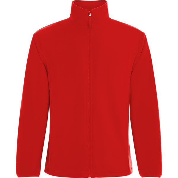 ROLY NEW ARTIC Men's fleece jacket in red - promotional clothing printed with your company logo