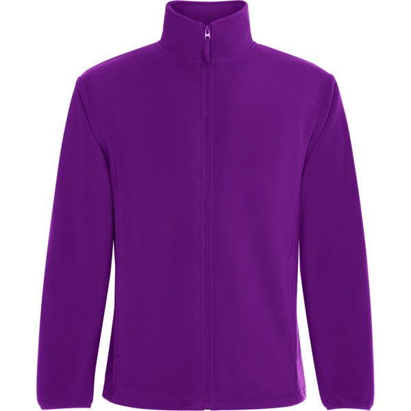 ROLY NEW ARTIC Men's fleece jacket in purple - promotional clothing printed with your company logo